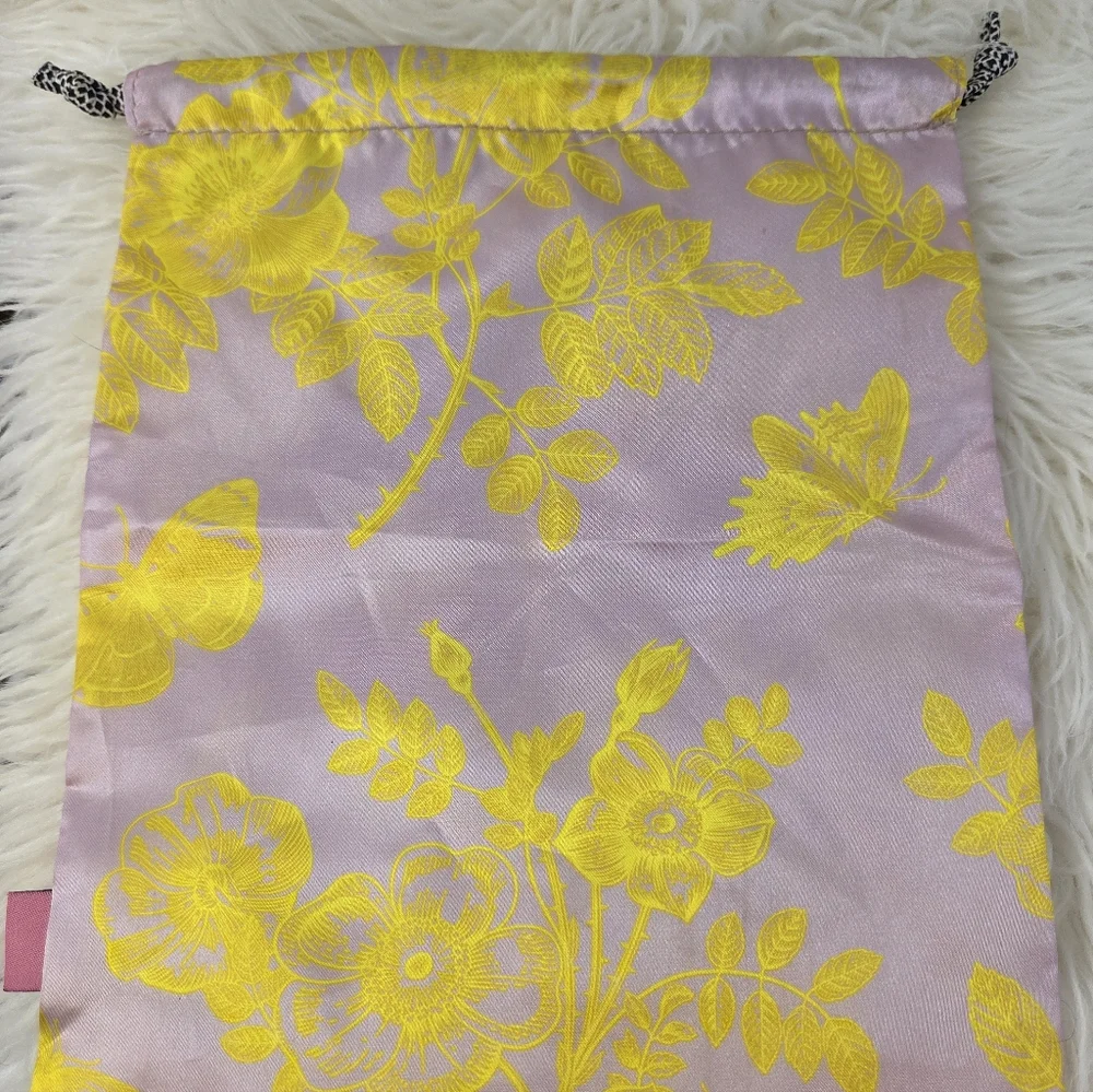 Ipsy Refreshments Glam Bag Medium Purple Floral Cosmetic Bag
